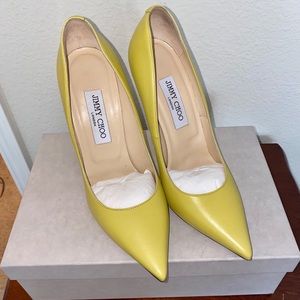 Jimmy Choo Acid Yellow Pumps